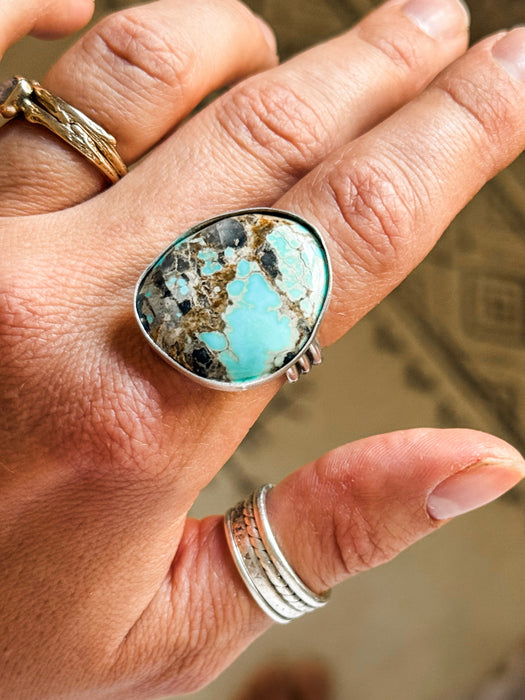 Hubei Turquoise Made to Order Statement Ring