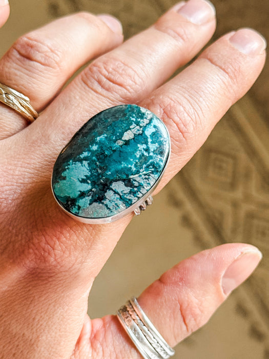 Hubei Turquoise Made to Order Statement Ring