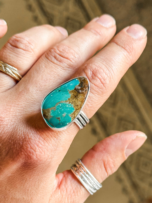 Kingman Turquoise Made to Order Statement Ring