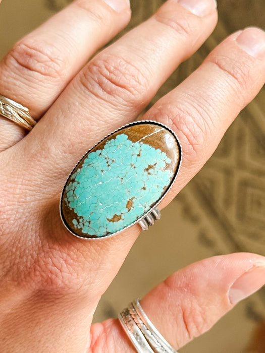 #8 Turquoise Made to Order Statement Ring