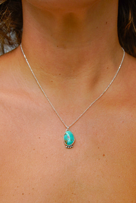 Turquoise Drop Necklace